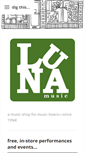 Mobile Screenshot of lunamusic.net